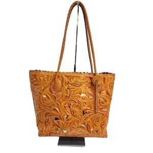 PATRICIA NASH LEATHER CUTOUT ADELINE TOTE